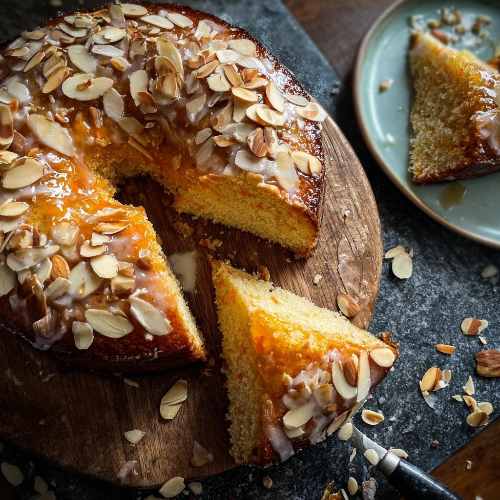 Karottenkuchen Mit Mandeln Und Orange