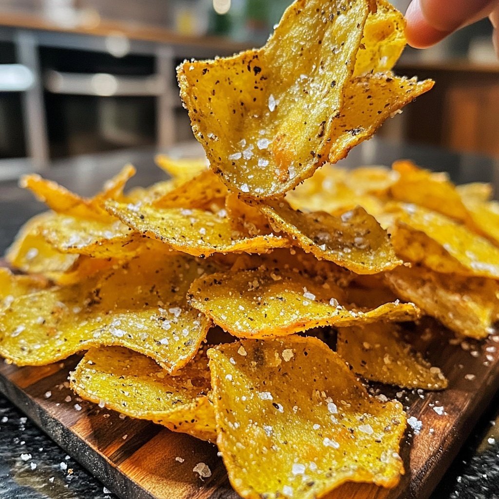 Grünkohl Chips als gesunder Snack
