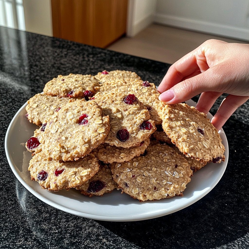 Cranberry-Hafer-Cookies – vegan & ohne Zucker