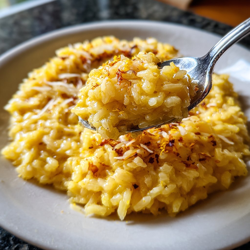 Safranrisotto für ein besonderes Dinner