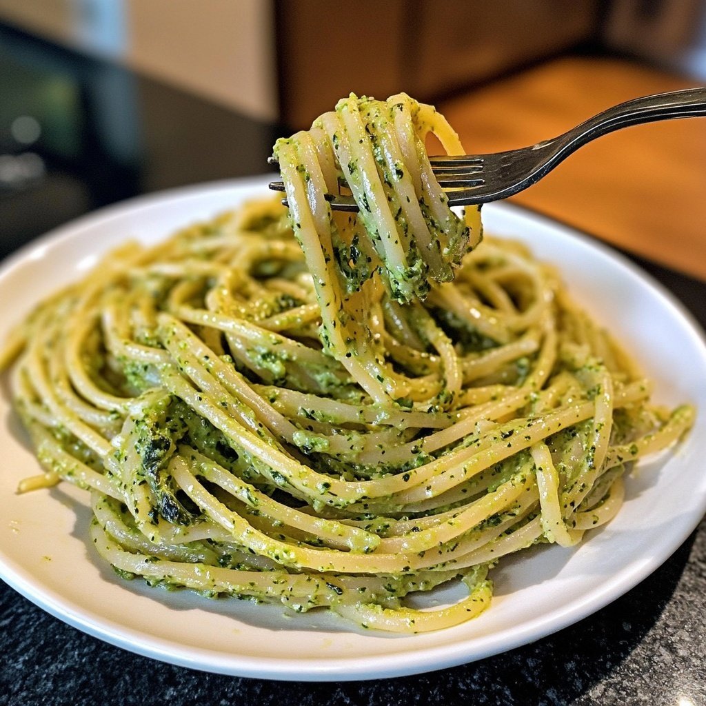 Green Goddess Pasta – mit Spinat und Grünkohl