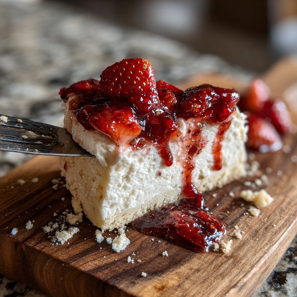 Erdbeer Mascarpone Biskuitrolle