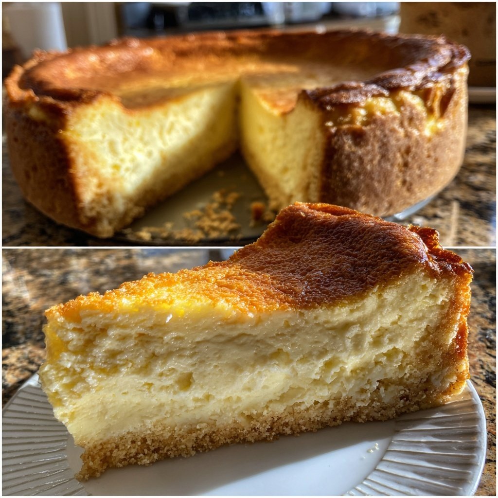 Käsekuchen ohne Boden