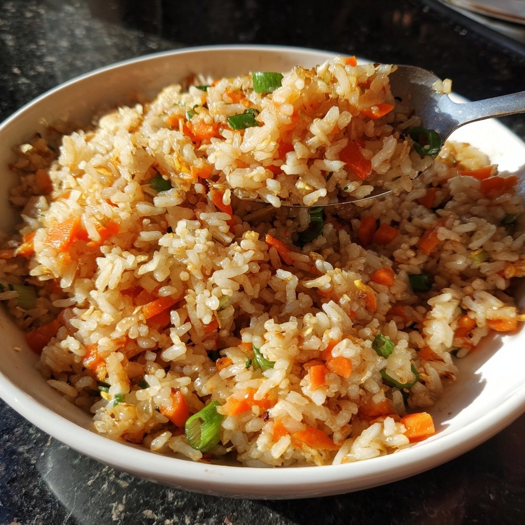 Gebratener Reis mit Sesamöl